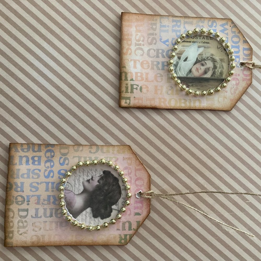 Gift Tags Victorian Style